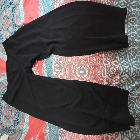 Pants - Black Flare Athletic Pants